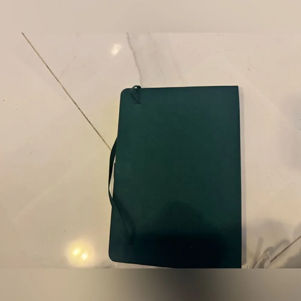 Archer and olive  Green Journal with Gold Leaf Design#21